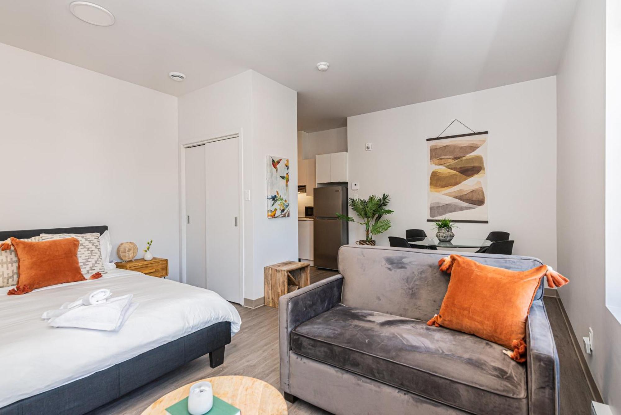 Wonderful New Studio Close To Mount Royal By Den Stays Montréal Rum bild